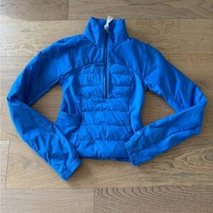 Lululemon Royal Blue Quarter Zip Puffer Jacket | Women’s Size 2